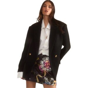 Cynthia Rowley Bardot Boucle Blazer NWT